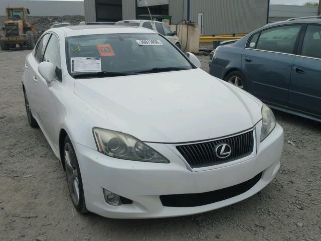 JTHBF5C2XA2096922 - 2010 LEXUS IS 250 WHITE photo 1