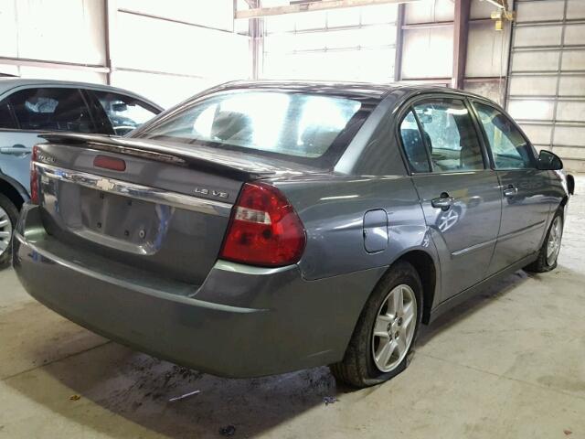 1G1ZT54845F173027 - 2005 CHEVROLET MALIBU LS GRAY photo 4