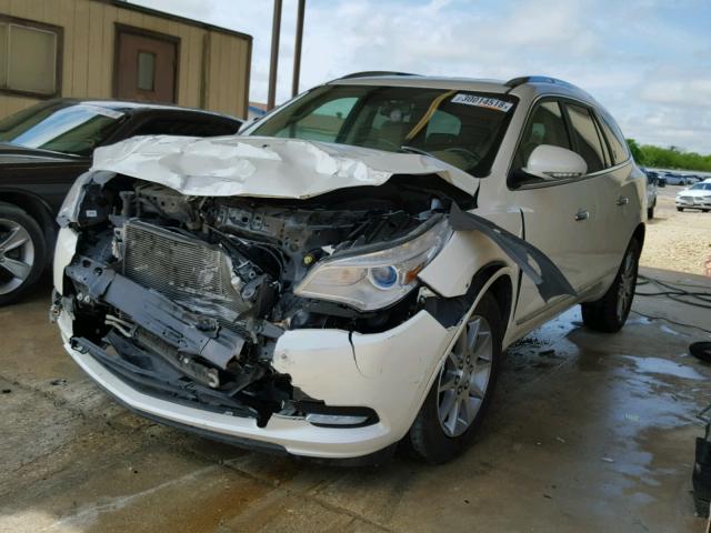 5GAKRBKD4FJ279760 - 2015 BUICK ENCLAVE WHITE photo 2