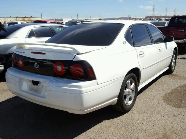 2G1WH52K759317200 - 2005 CHEVROLET IMPALA LS WHITE photo 4