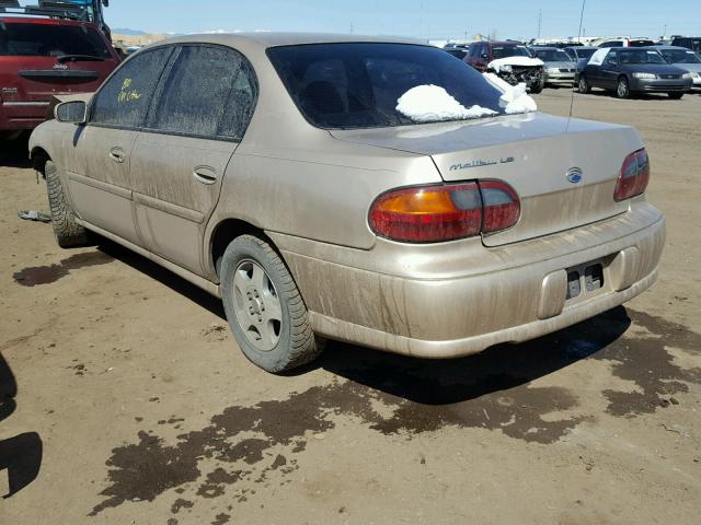 1G1NE52J93M615209 - 2003 CHEVROLET MALIBU LS 金色 照片 3