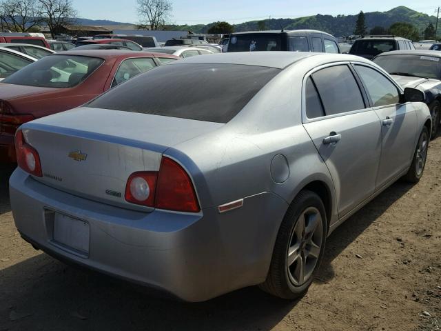 1G1ZC5E04AF180594 - 2010 CHEVROLET MALIBU 1LT 银色 照片 4