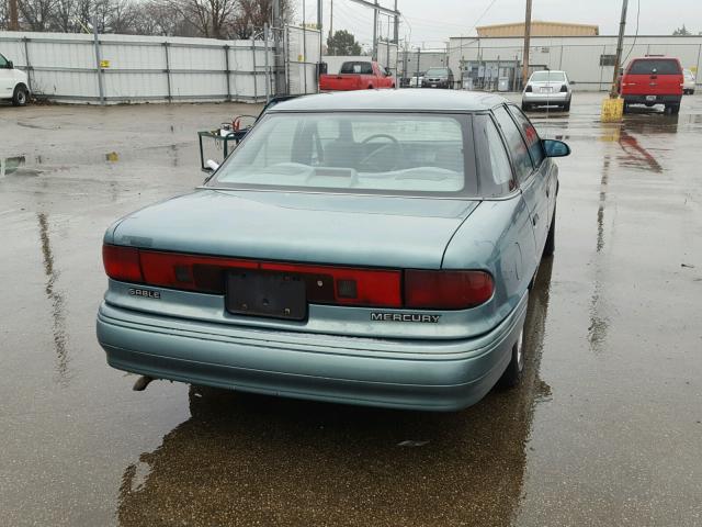 1MELM50UXPA631200 - 1993 MERCURY SABLE GS TEAL photo 4