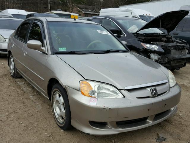 JHMES95673S018228 - 2003 HONDA CIVIC HYBR TAN photo 1