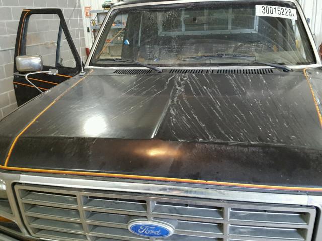 2FTCF1031CCA35803 - 1982 FORD F100 BLACK photo 7