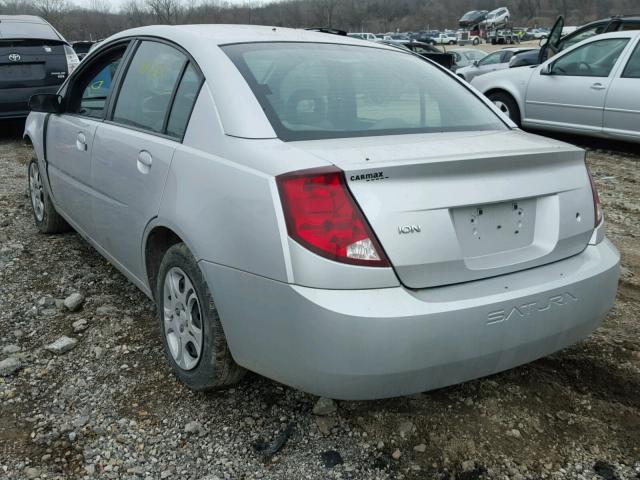 1G8AJ52F35Z145157 - 2005 SATURN ION LEVEL SILVER photo 3