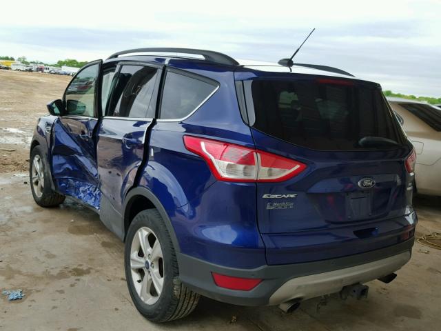 1FMCU9G91EUB63407 - 2014 FORD ESCAPE SE BLUE photo 3