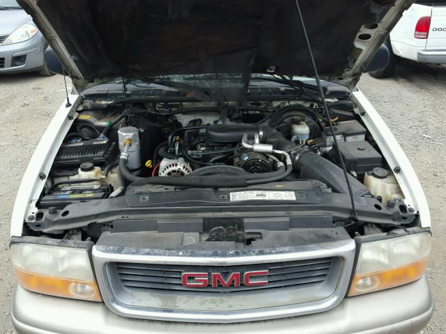 1GKDT13WXY2113814 - 2000 GMC JIMMY / EN WHITE photo 7