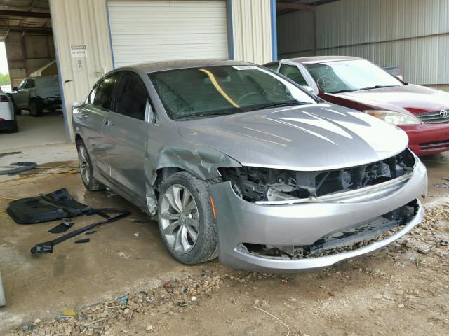 1C3CCCBB7FN696392 - 2015 CHRYSLER 200 S SILVER photo 1