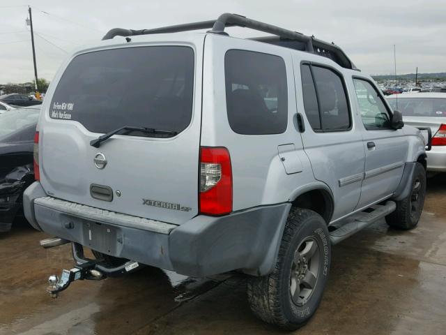 5N1ED28Y92C527273 - 2002 NISSAN XTERRA XE SILVER photo 4