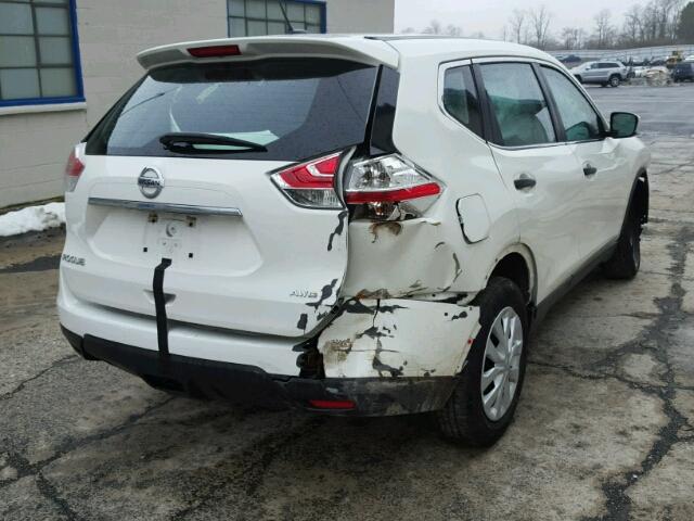 5N1AT2MV4GC825279 - 2016 NISSAN ROGUE S WHITE photo 4