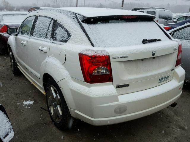 1B3HE78K07D555960 - 2007 DODGE CALIBER R/ WHITE photo 3