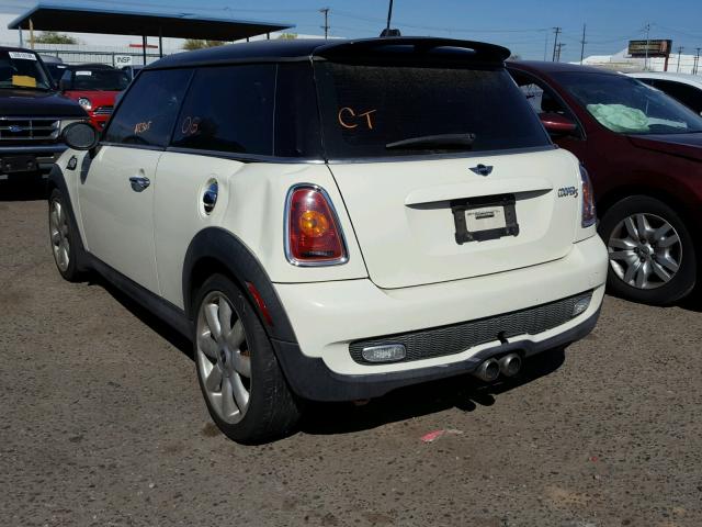 WMWMF73597TL88707 - 2007 MINI COOPER S BEIGE photo 3