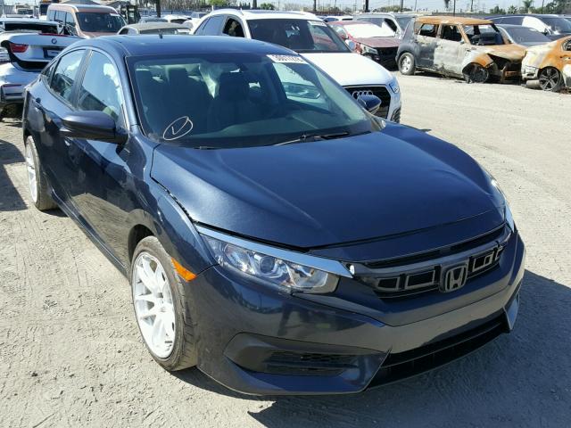 19XFC2F77HE208879 - 2017 HONDA CIVIC EX ლურჯი ფოტო 1