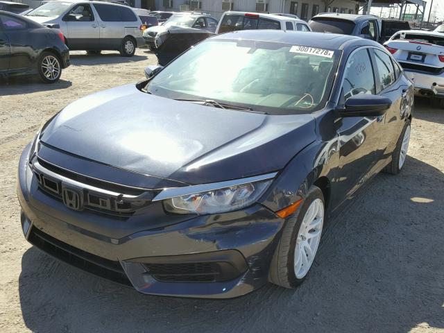 19XFC2F77HE208879 - 2017 HONDA CIVIC EX ლურჯი ფოტო 2