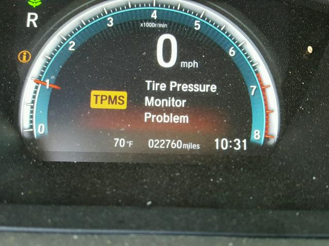 19XFC2F77HE208879 - 2017 HONDA CIVIC EX ლურჯი ფოტო 8