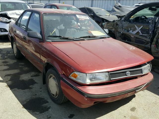 JT2AE94A6M3448642 - 1991 TOYOTA COROLLA DL RED photo 1