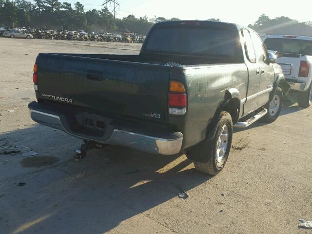 5TBRT34141S213706 - 2001 TOYOTA TUNDRA/SR5 绿色 照片 4