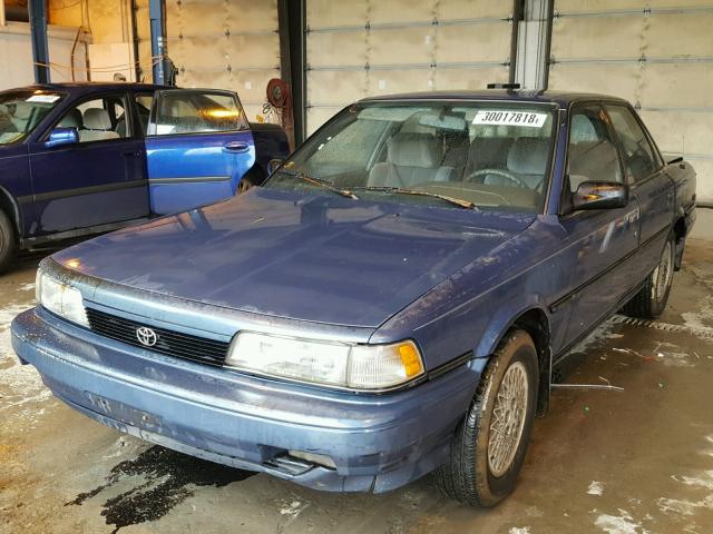 JT2SV21E5M3443869 - 1991 TOYOTA CAMRY DLX BLUE photo 2