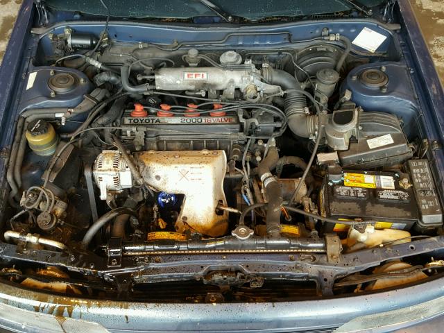 JT2SV21E5M3443869 - 1991 TOYOTA CAMRY DLX BLUE photo 7