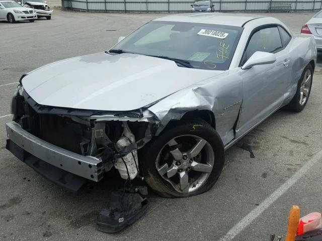 2G1FA1EV9A9145247 - 2010 CHEVROLET CAMARO LS SILVER photo 2