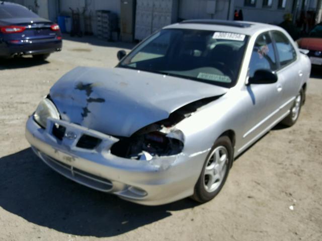 KMHJF25F8XU879306 - 1999 HYUNDAI ELANTRA BA SILVER photo 2