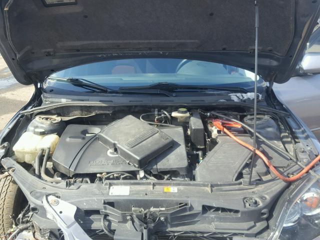 JM1BK343541199653 - 2004 MAZDA 3 HATCHBAC GRAY photo 7