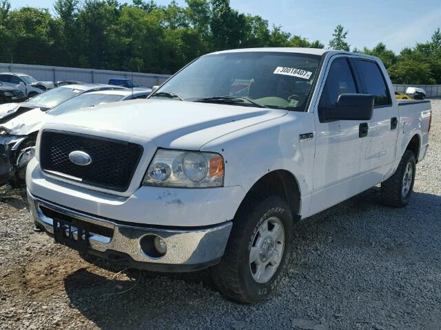 1FTPW14566KA69832 - 2006 FORD F150 WHITE photo 2