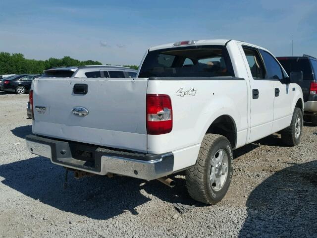 1FTPW14566KA69832 - 2006 FORD F150 WHITE photo 4