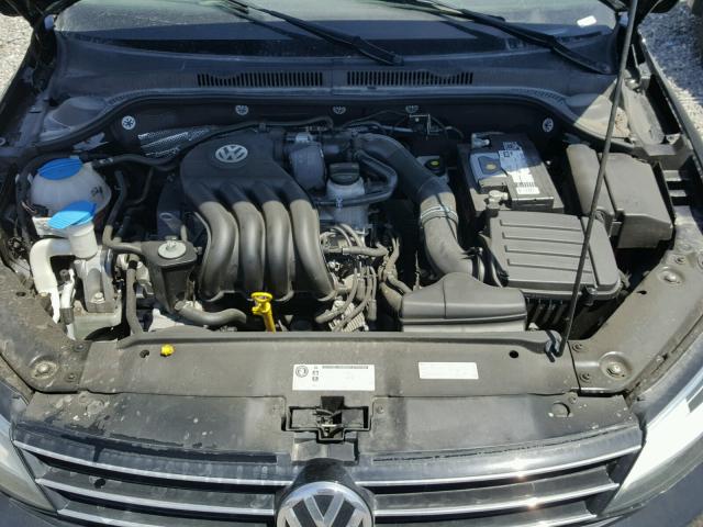 3VW2K7AJ2FM327408 - 2015 VOLKSWAGEN JETTA BASE BLACK photo 7