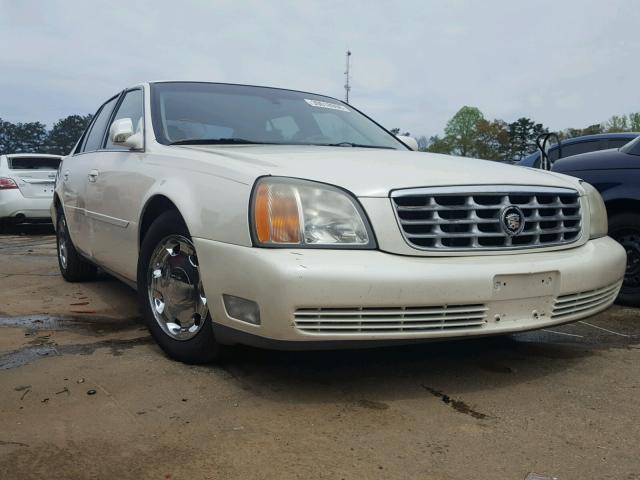 1G6KE57Y81U106759 - 2001 CADILLAC DEVILLE DH WHITE photo 1