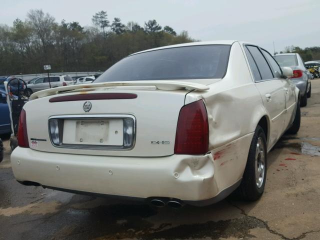 1G6KE57Y81U106759 - 2001 CADILLAC DEVILLE DH WHITE photo 4