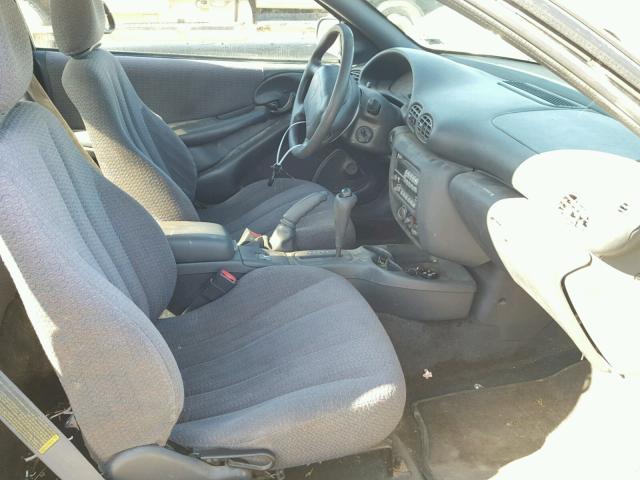 1G2JB124217141055 - 2001 PONTIAC SUNFIRE SE BLACK photo 5