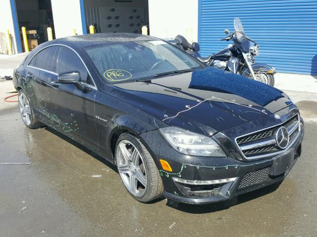 WDDLJ7EB9CA038439 - 2012 MERCEDES-BENZ CLS 63 AMG BLACK photo 1