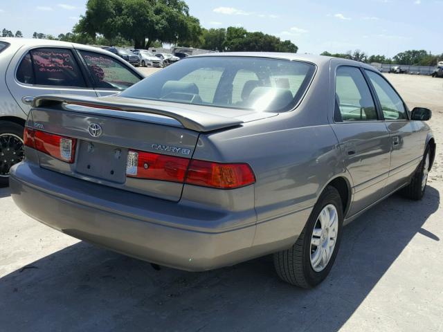 4T1BG22K31U031196 - 2001 TOYOTA CAMRY CE TAN photo 4