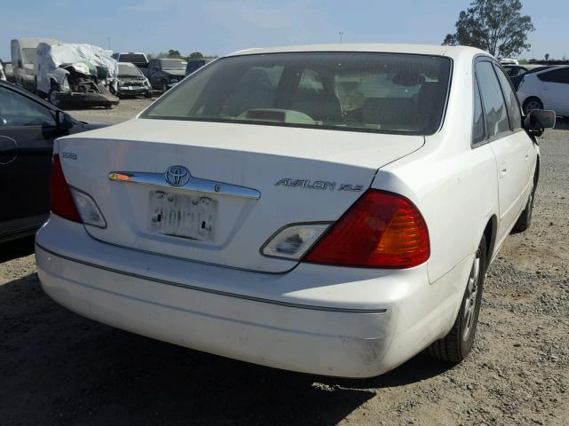 4T1BF28B01U182328 - 2001 TOYOTA AVALON XL WHITE photo 4