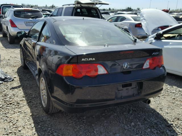 JH4DC53882C019158 - 2002 ACURA RSX BLACK photo 3