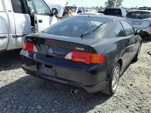 JH4DC53882C019158 - 2002 ACURA RSX BLACK photo 4