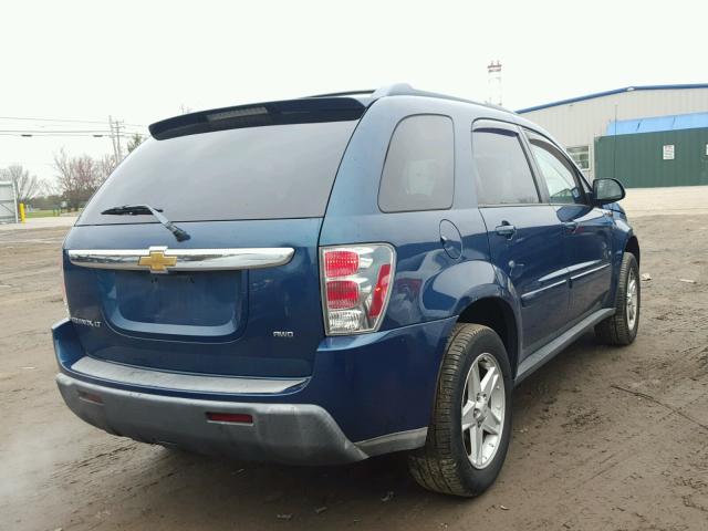 2CNDL73F566024985 - 2006 CHEVROLET EQUINOX LT BLUE photo 4