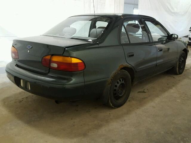 1Y1SK52822Z419464 - 2002 CHEVROLET GEO PRIZM 绿色 照片 4