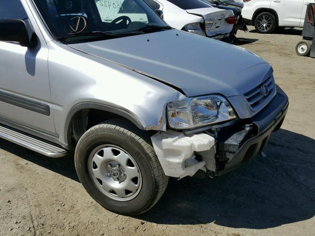 JHLRD28411S006347 - 2001 HONDA CR-V LX SILVER photo 9