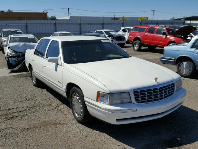 1G6KD54Y0XU784048 - 1999 CADILLAC DEVILLE WHITE photo 1