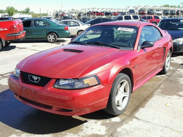 1FAFP42XXYF315412 - 2000 FORD MUSTANG GT RED photo 2