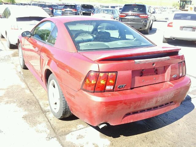 1FAFP42XXYF315412 - 2000 FORD MUSTANG GT RED photo 3