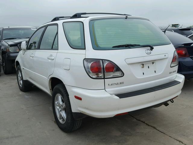 JTJGF10U220146311 - 2002 LEXUS RX 300 WHITE photo 3