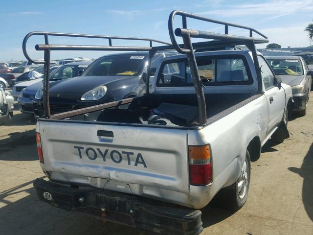 4TARN81A4NZ031460 - 1992 TOYOTA PICKUP 1/2 GRAY photo 4