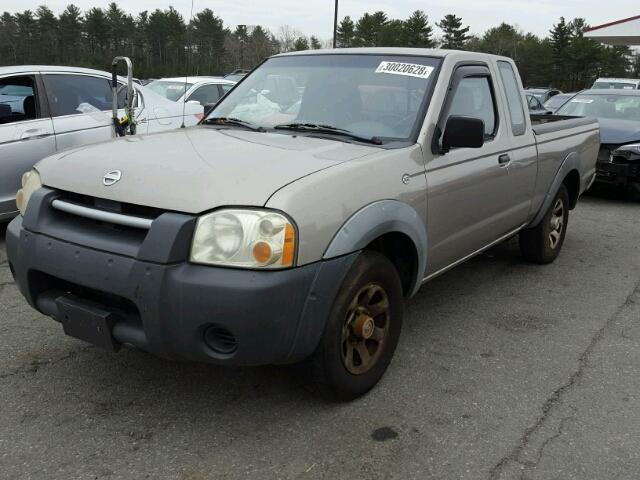 1N6DD26S42C365614 - 2002 NISSAN FRONTIER K GRAY photo 2