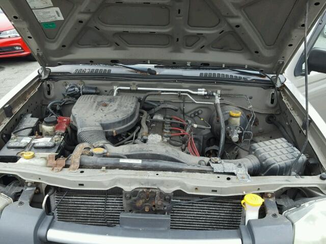 1N6DD26S42C365614 - 2002 NISSAN FRONTIER K GRAY photo 7