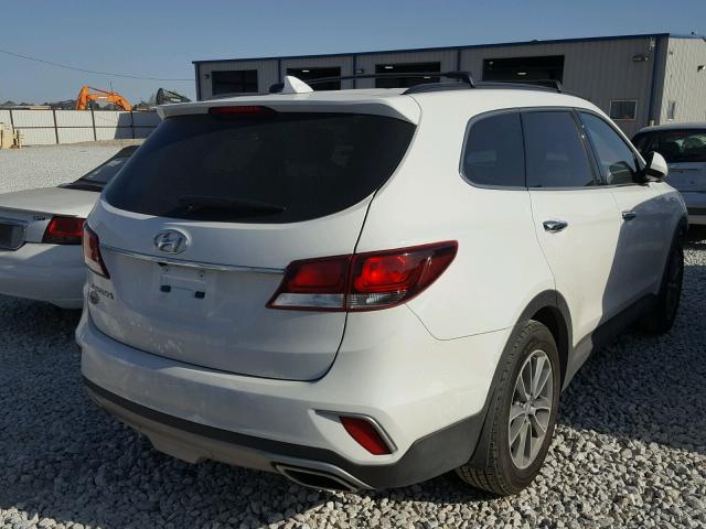 KM8SM4HF7JU285296 - 2018 HYUNDAI SANTA FE S WHITE photo 4