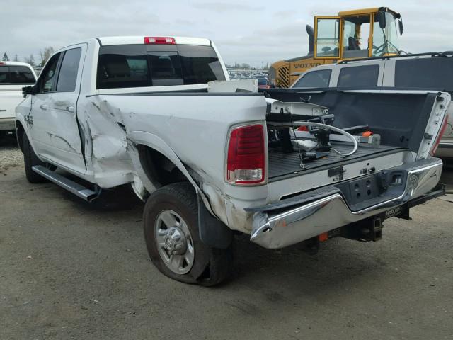 3C6UR5KL4DG556946 - 2013 RAM 2500 LARAM WHITE photo 3